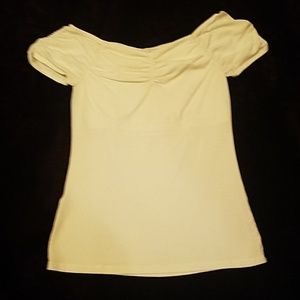 White Express off the shoulder